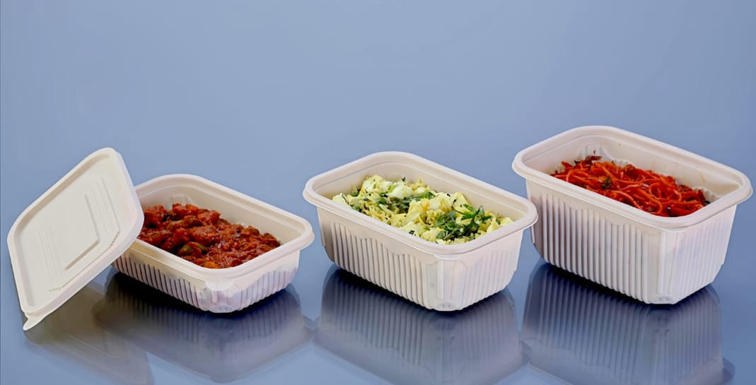 Cornstarch PLA food containers